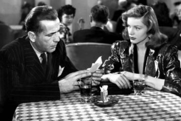 Humphrey Bogard en Lauren Bacall in 'The big sleep'